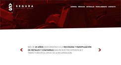 Desktop Screenshot of chatarrasymetalessegura.com